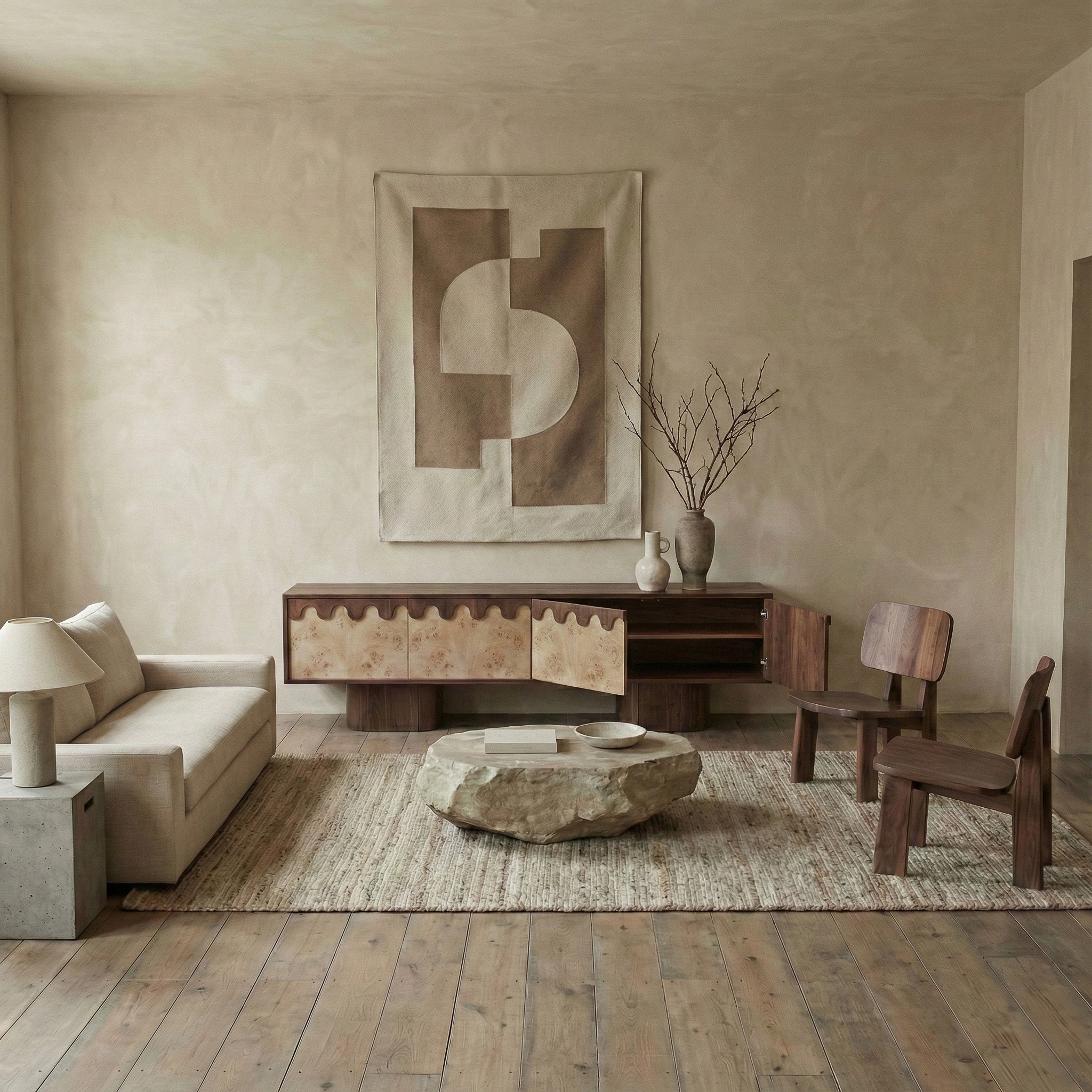 MERROW BURL Sideboard