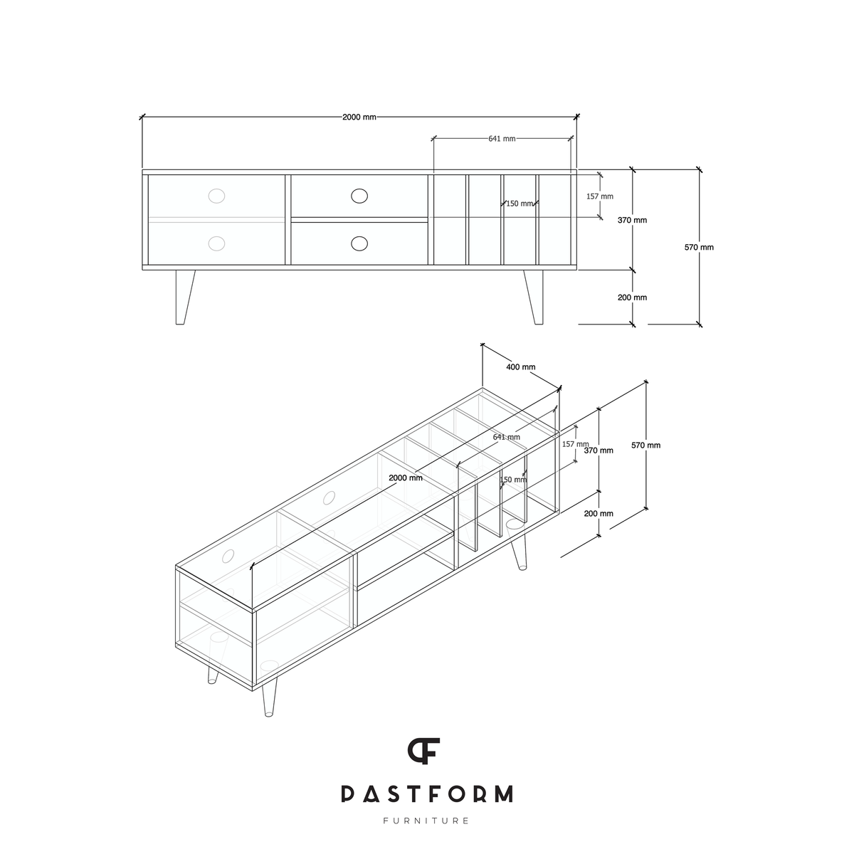 LOTV VINYL TV Sideboard