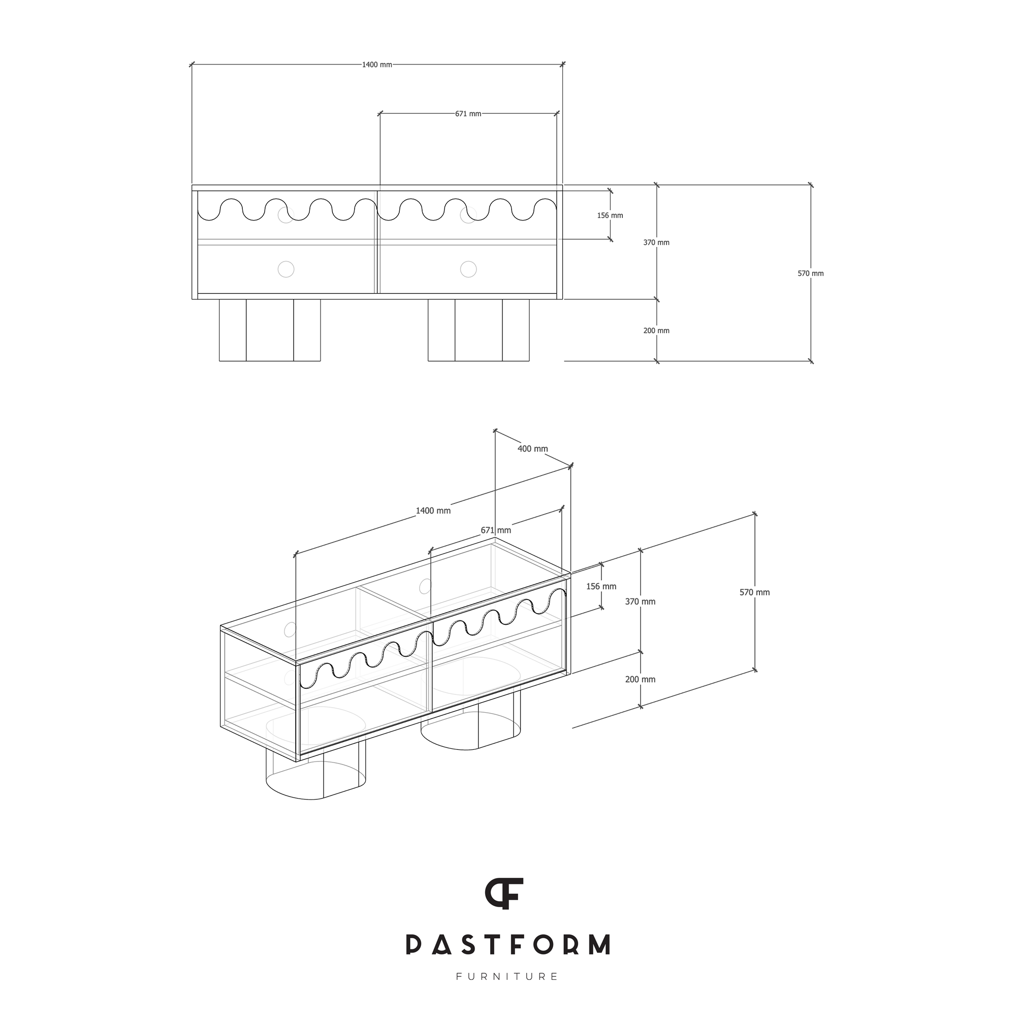 MERROW MINI Sideboard