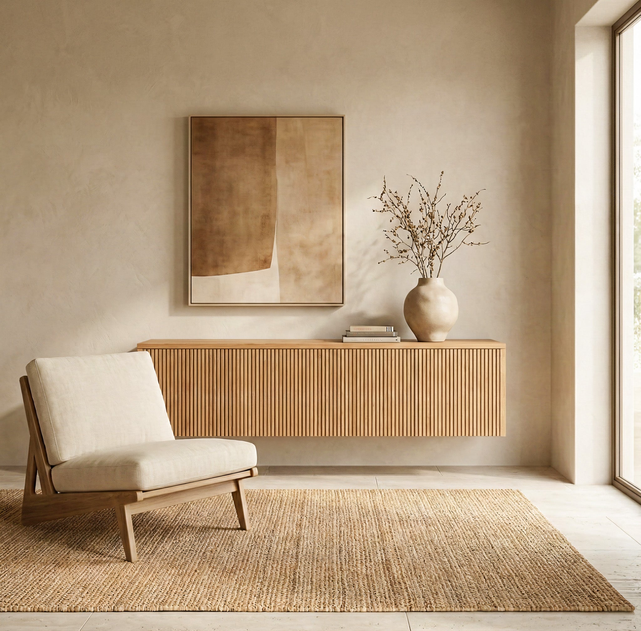 LUNO Wall-mounted sideboard